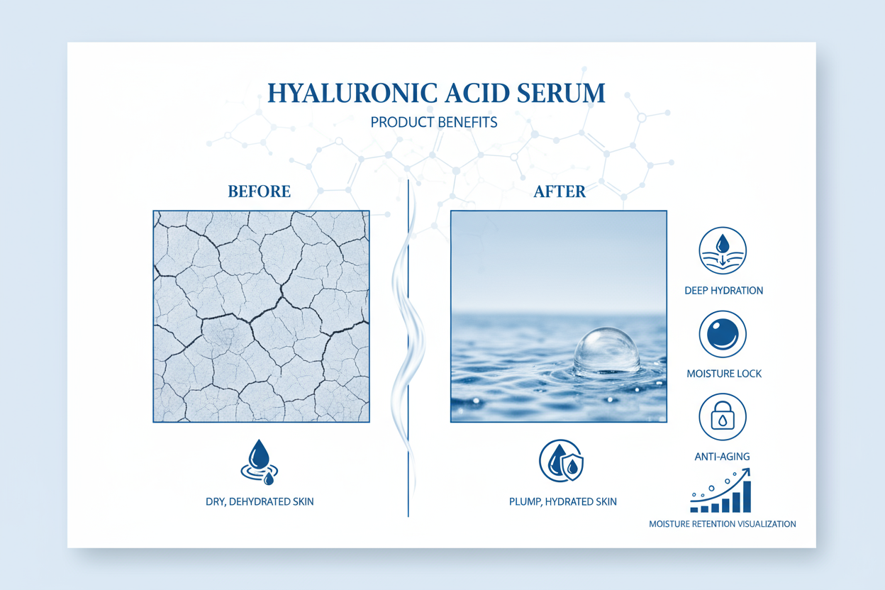 Hyaluronic Acid Serum - Deep Hydration & Plumping Treatment hussains1214