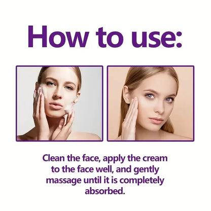 2 Minutes Facial Lifting Day and Night Cream Contains Retinol, Hyaluronic Acid and Collagen - Moisturizing Lotion Suitable for All Light Skin Tone, No Fragrance, Absorption of 2 Minutes