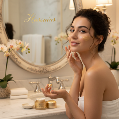 24K Gold Collagen Face Cream hussains